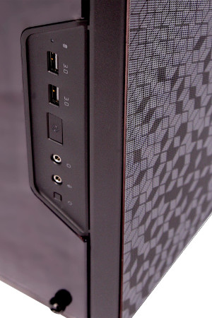 Cooler Master MasterBox Fanless Tower Case Front Ports