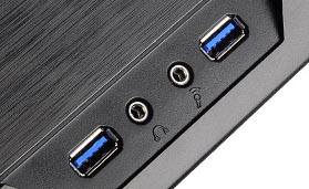Silverstone GD09 Quiet Media Case Front Ports