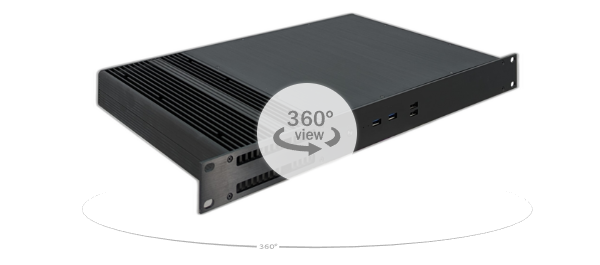 Fanless 1U Rackmount Server