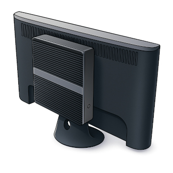 Euler Mounter To the Back of a Monitor