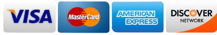 Accepted credit cards
